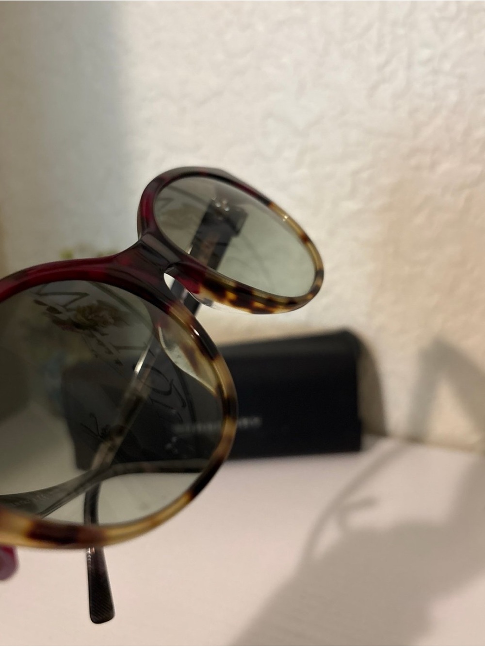 Burberry Women's Burgundy-to-Tortoise Gradient Sunglasses - Picture 4 of 10